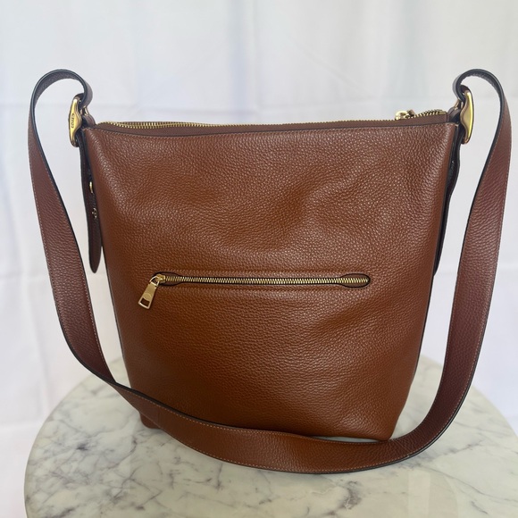 Coach Tan Leather Shoulder Bag - Picture 2 of 7